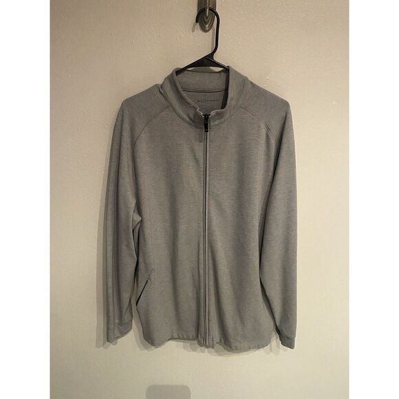 Mizzen+Main Men's XXL Proflex Full Zip Jacket 10W-0544 Gray Heather - Picture 1 of 8